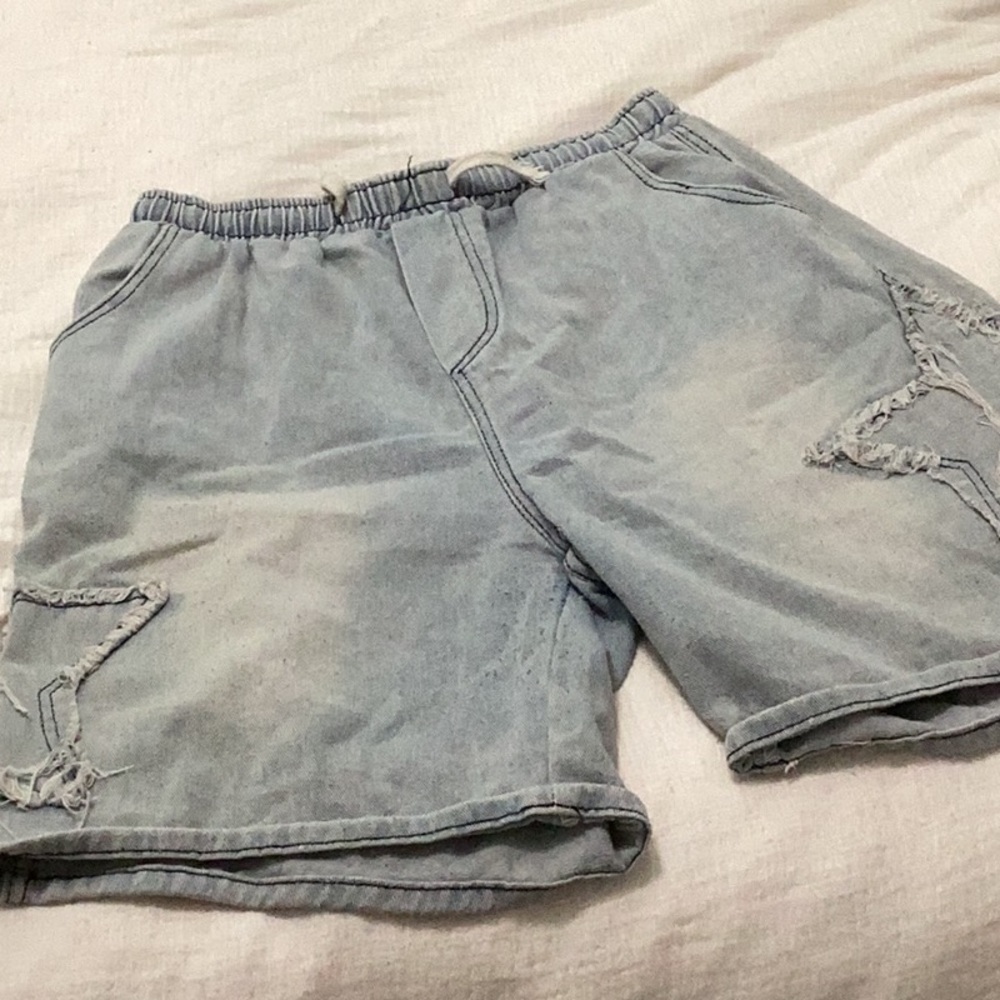 Y2K Long Star Shorts